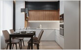 Classic kitchen in minimalist style