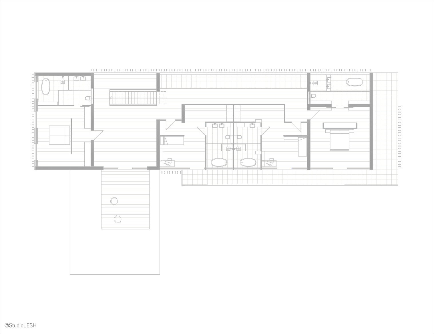 The layout of the house in Germany