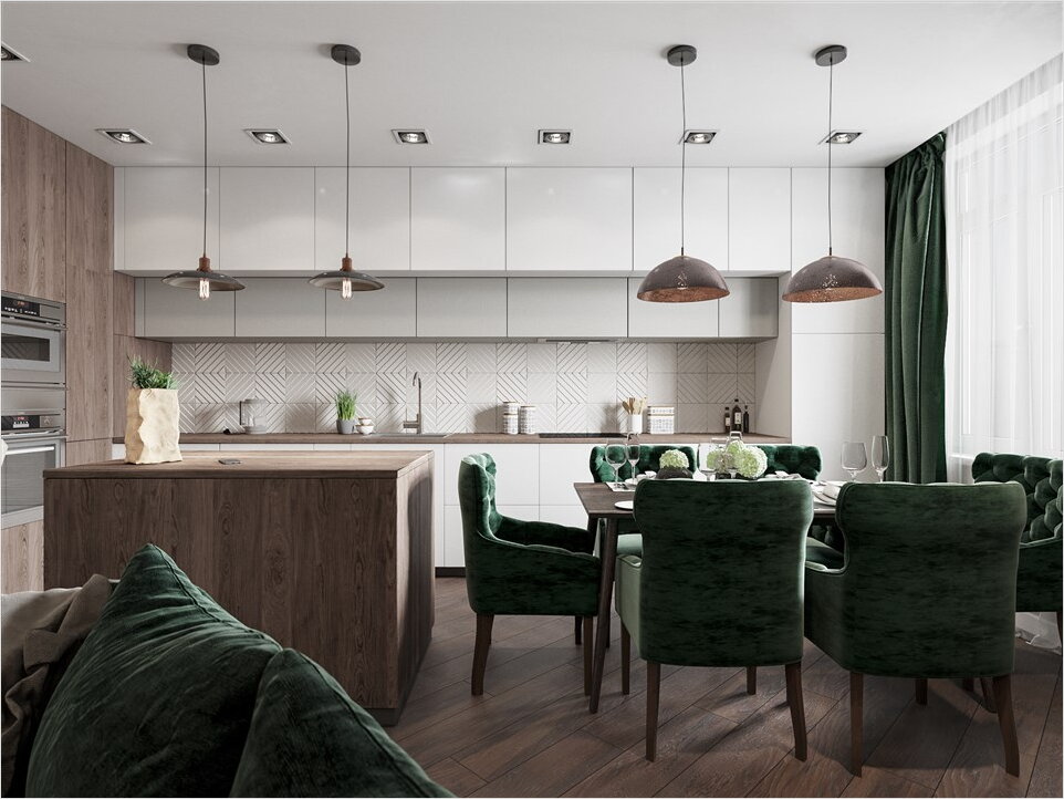 Современная кухня, идея для кухни
