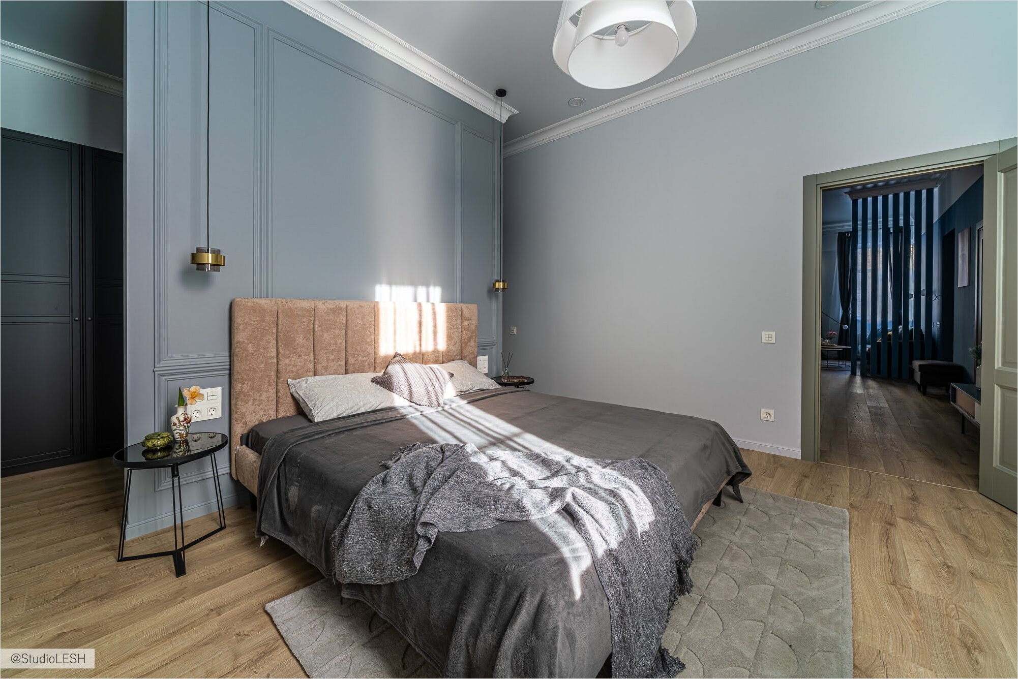 Дизайн интерьера современной спальни в скандинавском стиле 