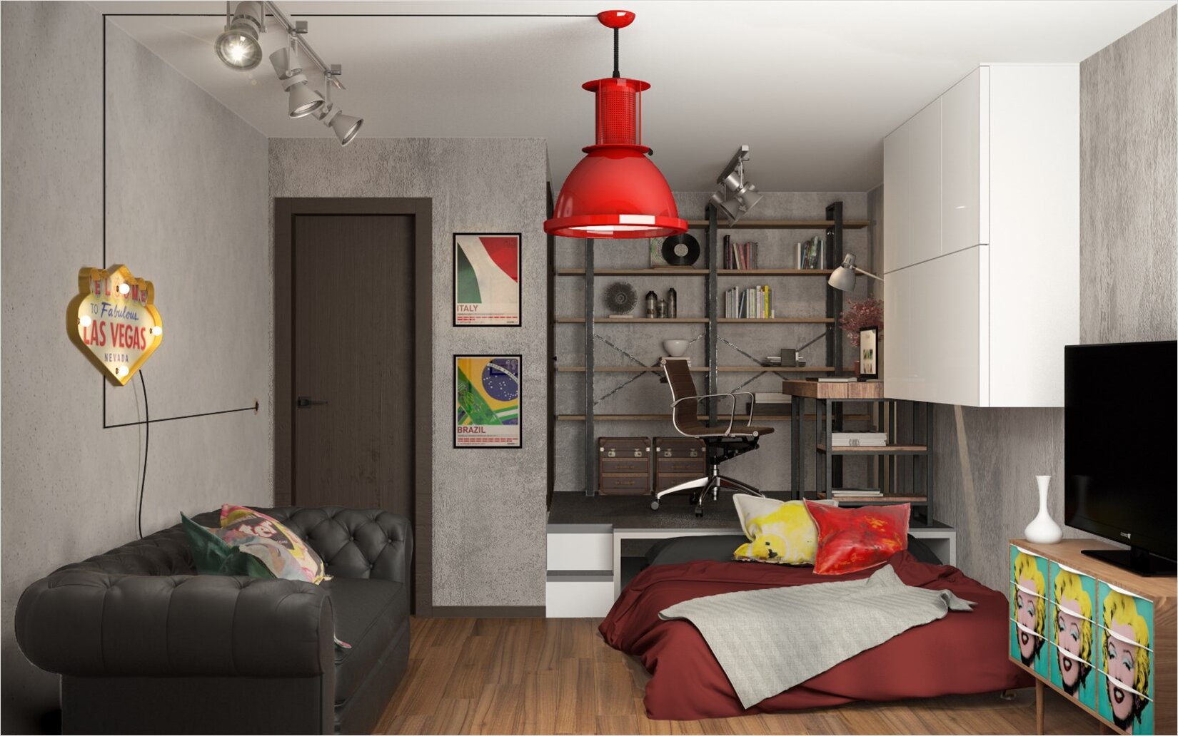 10 модных идей для ремонта однокомнатной квартиры под ключ с ценами