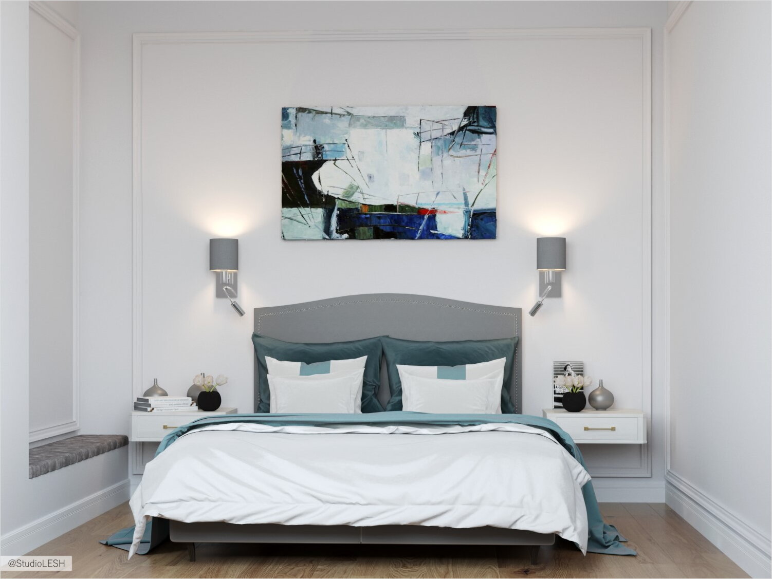 Минималистичная спальня