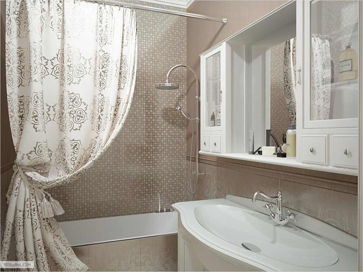 Дизайн интерьера ванной комнаты