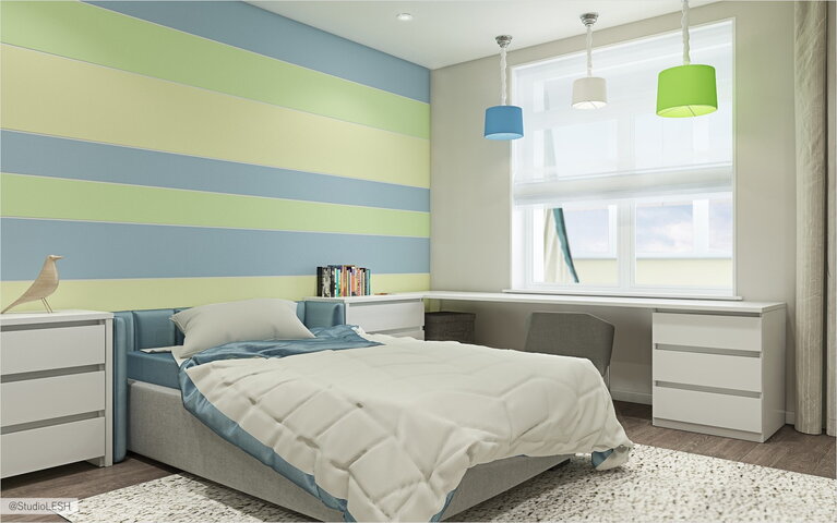 Дизайн проект детской комнаты 