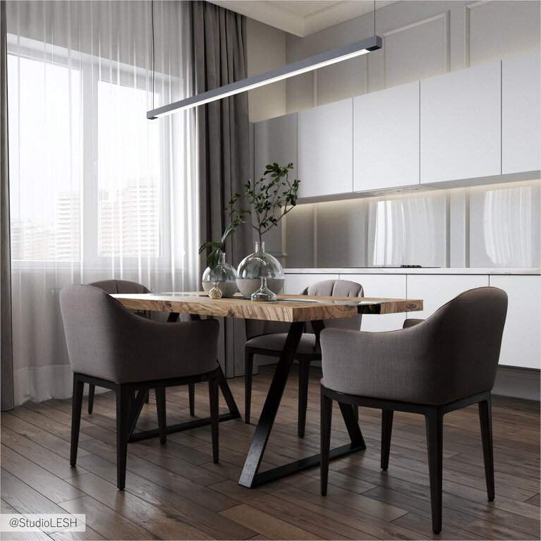 Столовая в кухне