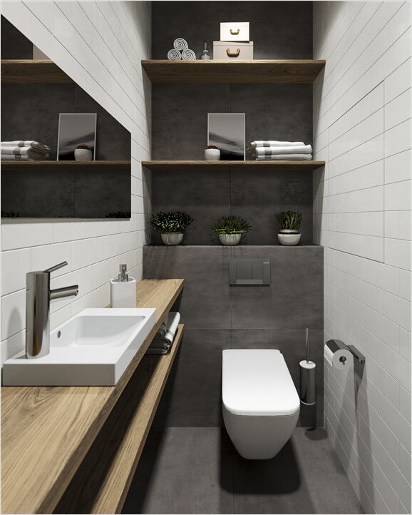 Миниатюрный санузел, идея для санузла