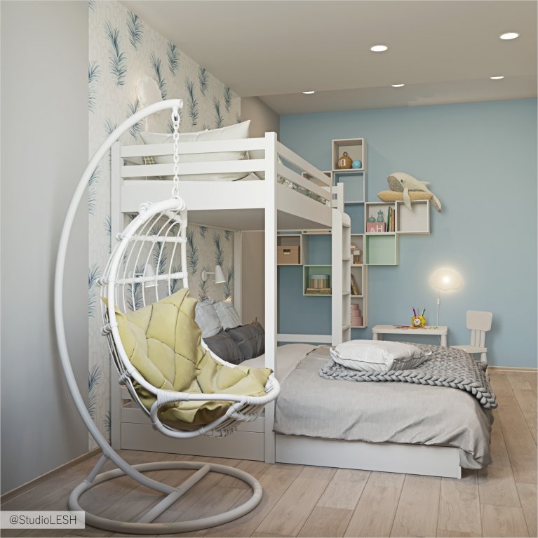 Спальня для ребёнка и взрослых 