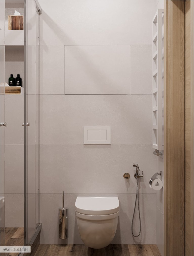 Минималистичный санузел 