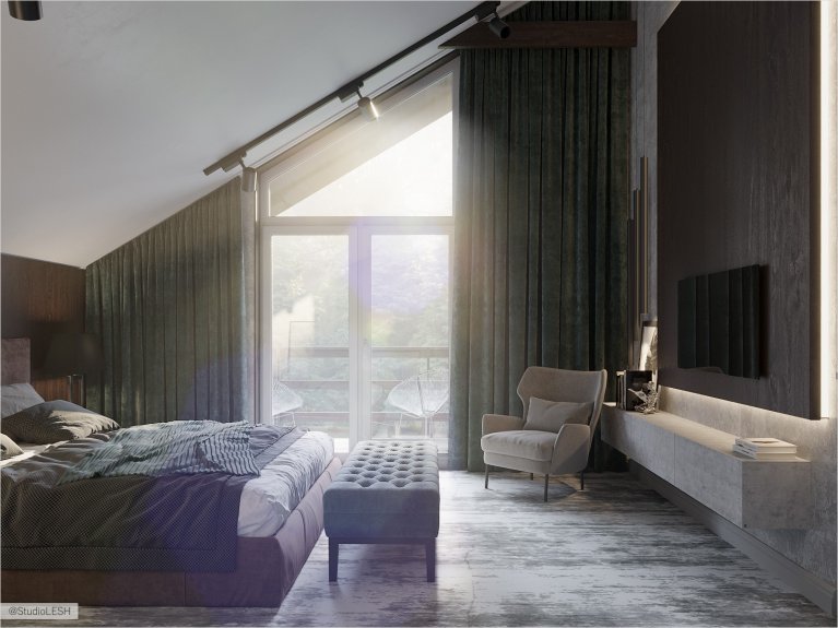 Modern bedroom