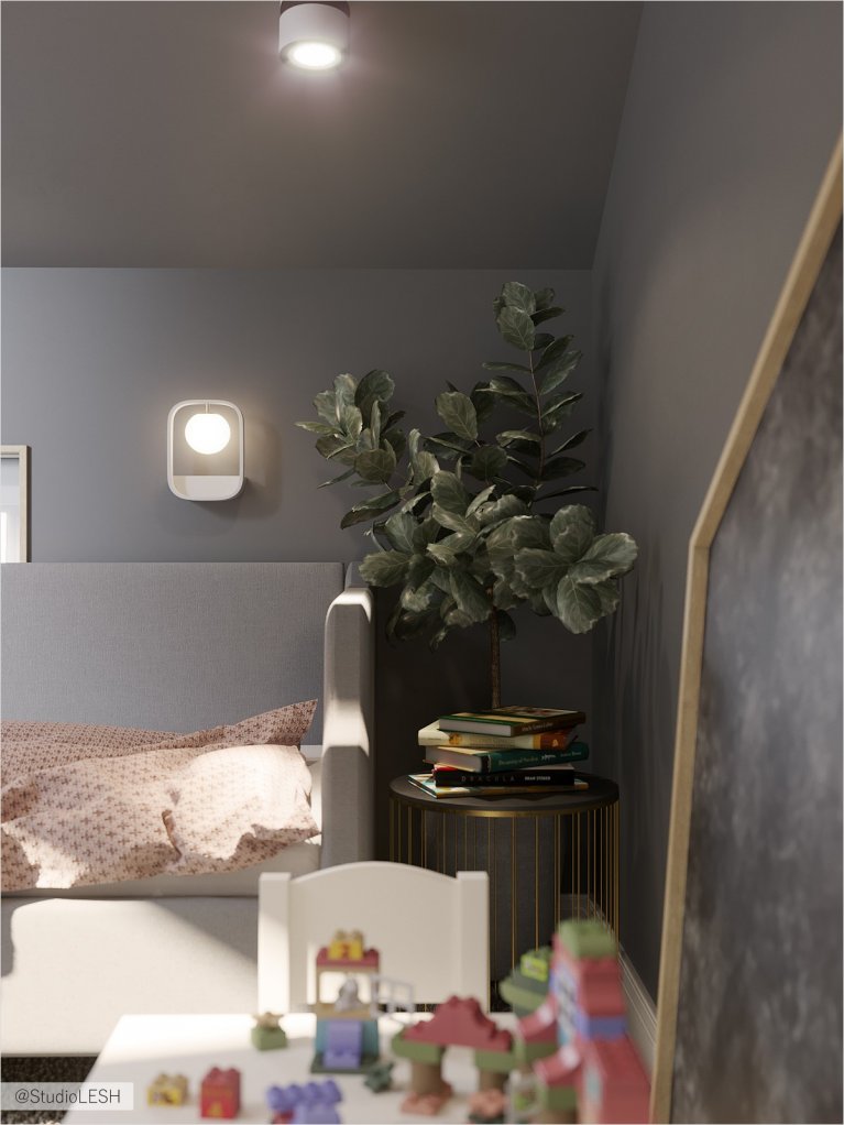 Rest zone in the children's room