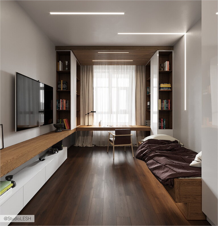 Modern room for a teenager