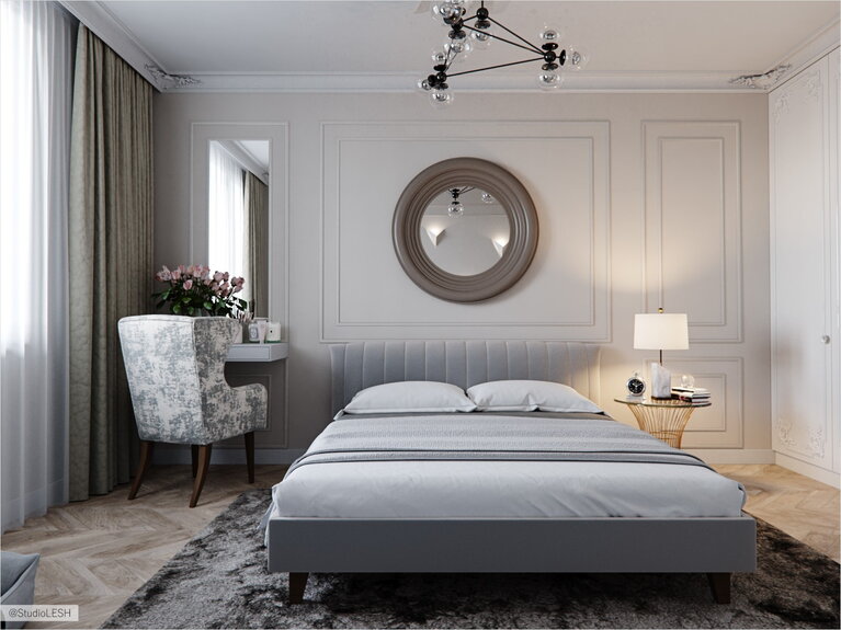 Dressing table in the bedroom