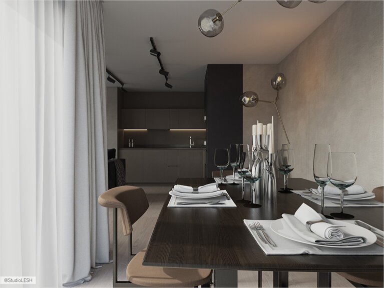 Кухня в арендованной квартире