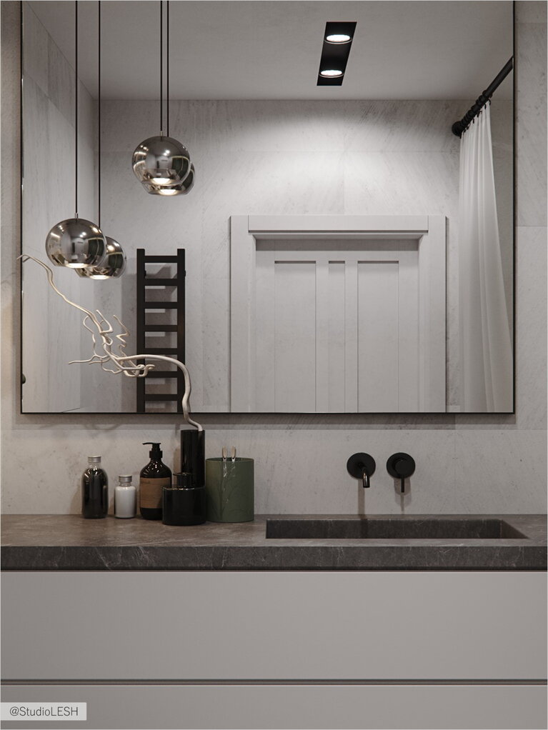  Scandinavian style shower room design