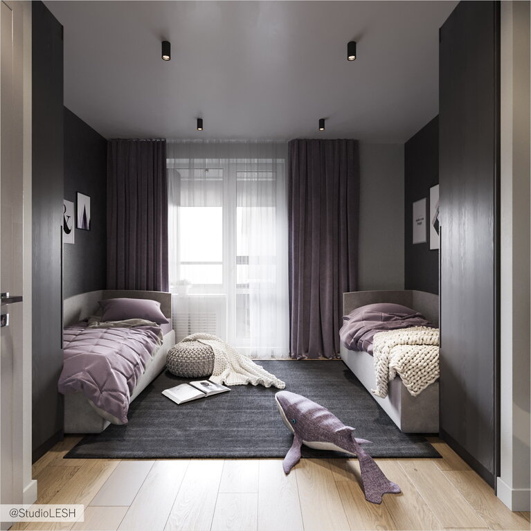  Sleeping in the children's room with a shark