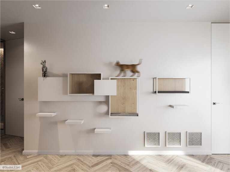 Система полок для домашних животных