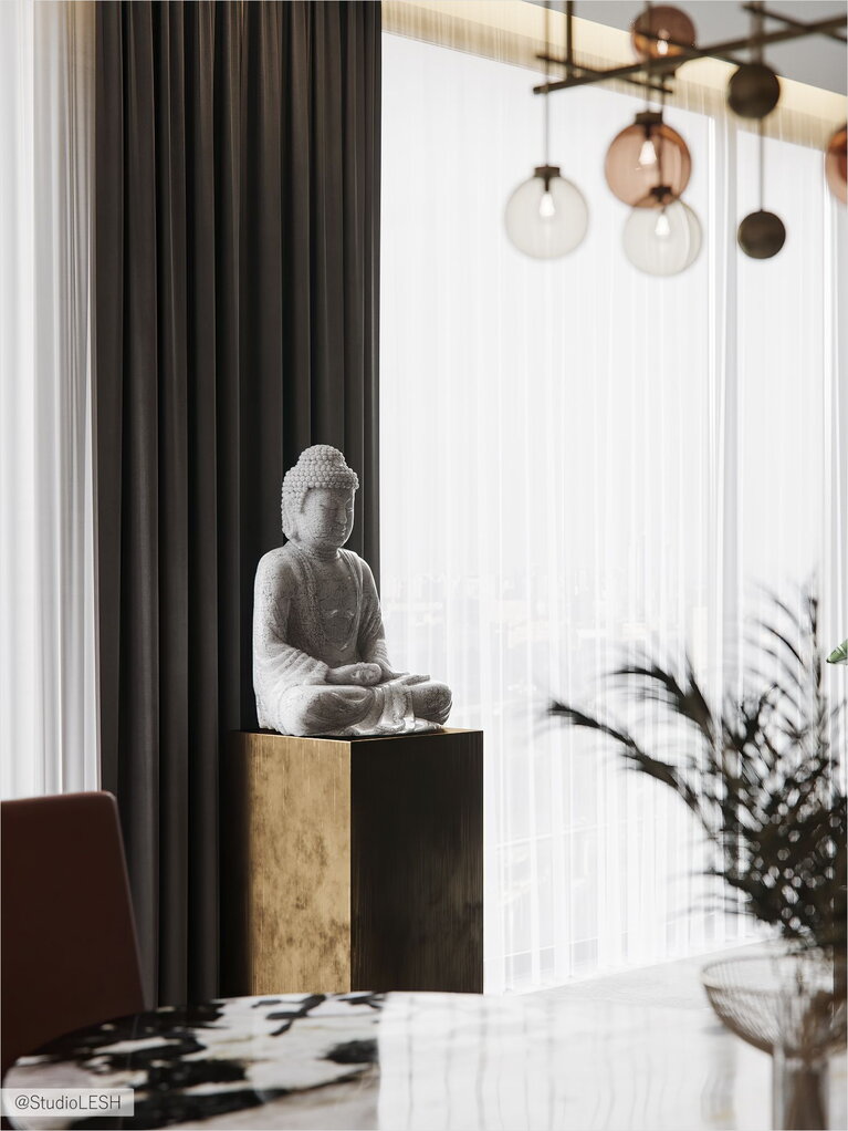 Статуя в квартире ред сайд 