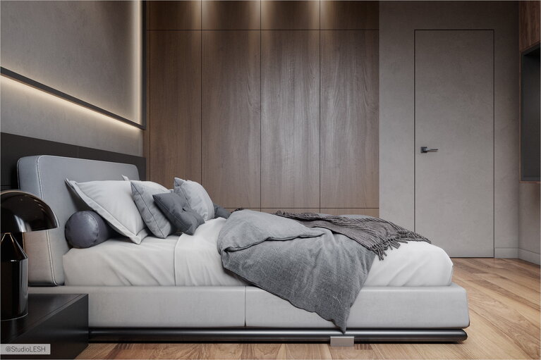 Bedroom in a modern style