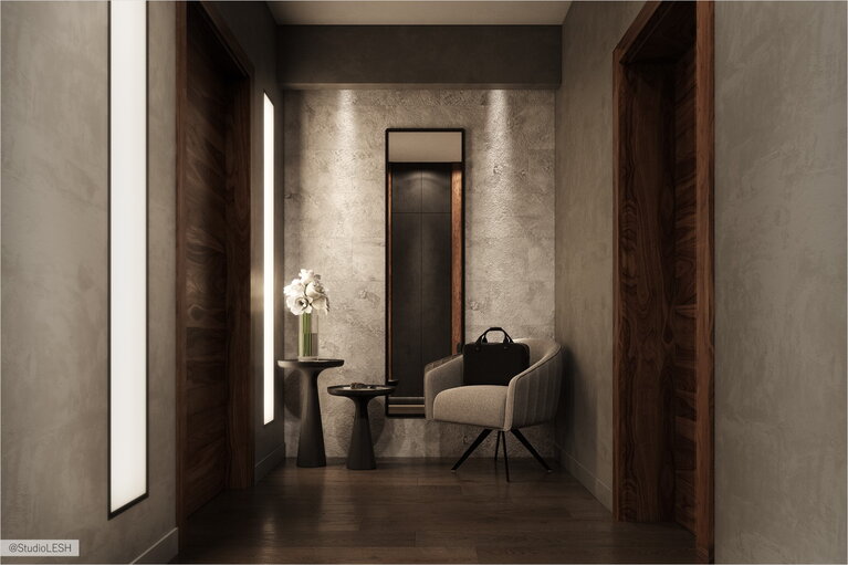 Чем отделать стены в прихожей частного дома 