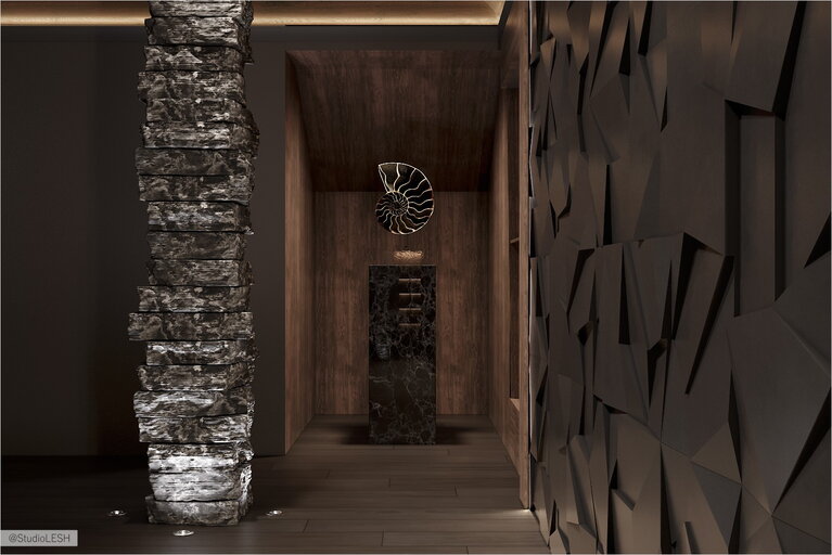 Ракушка в дизайне интерьера 