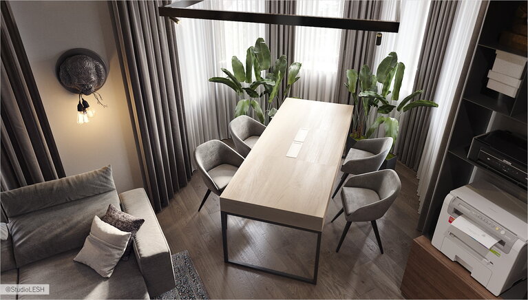 Table for work in a country house