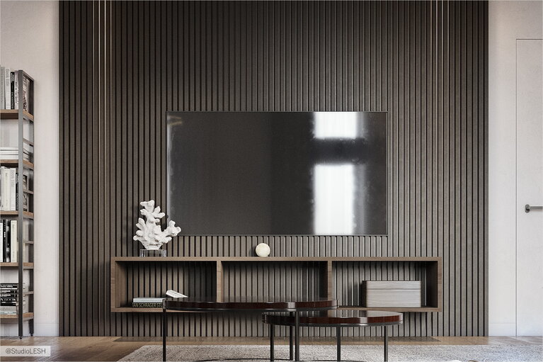 Decorative TV wall