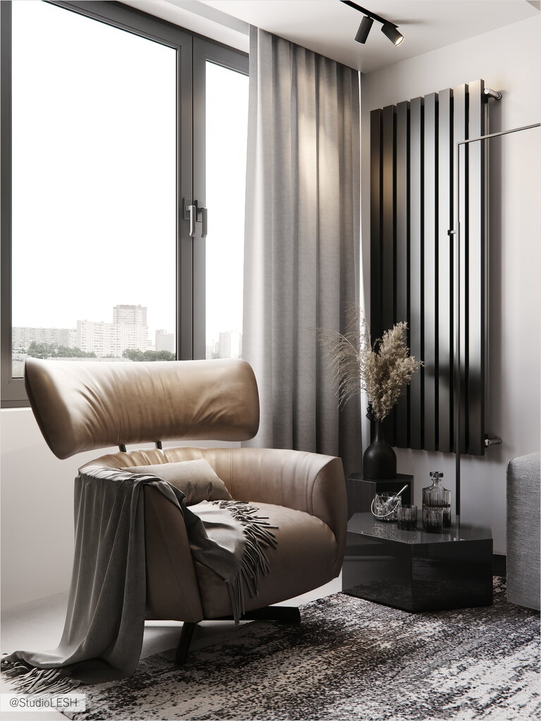 How to fit a heating radiator into the interior