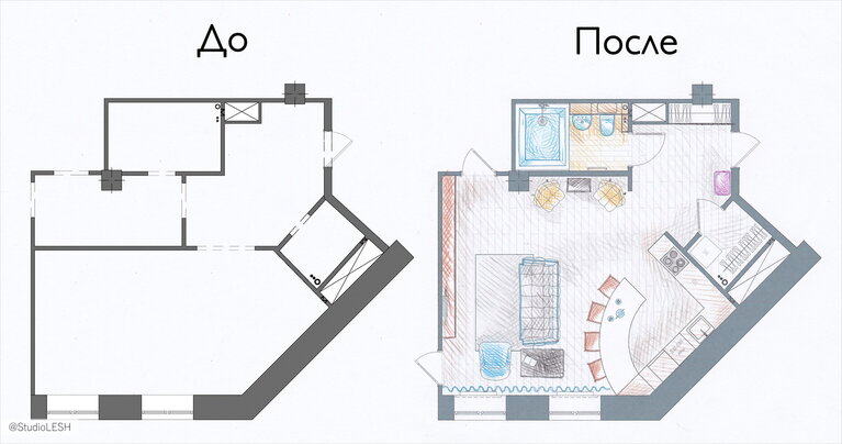 Планировка квартиры новый оккервиль 