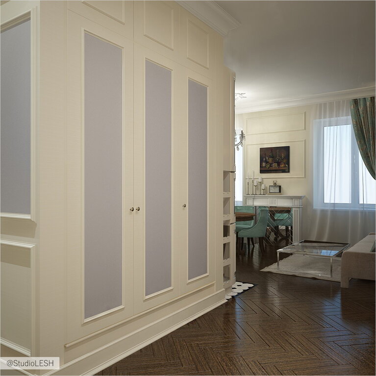 Дизайн проект холла в квартире 