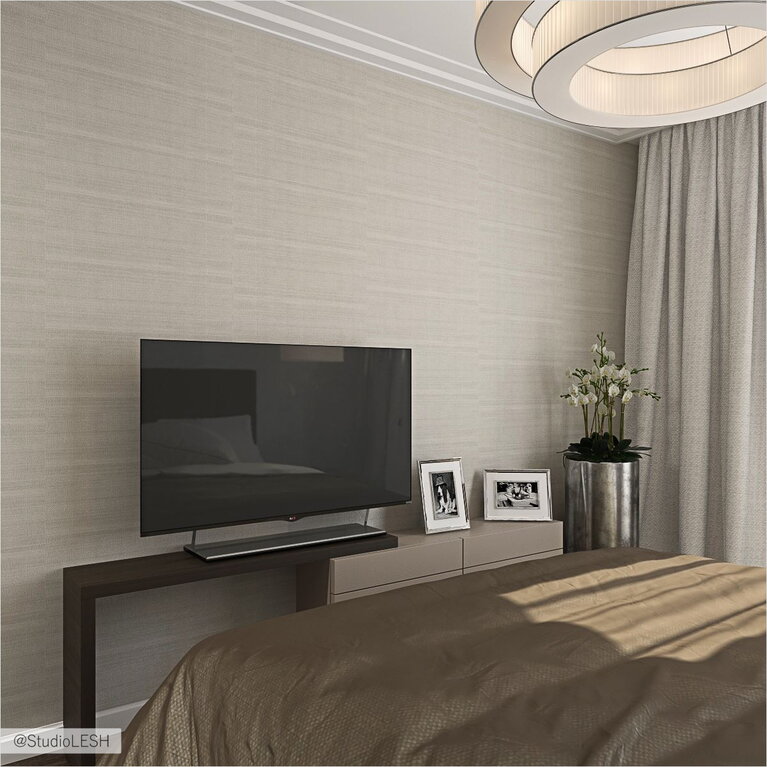 Дизайн интерьера спальни в двухкомнатной квартире 