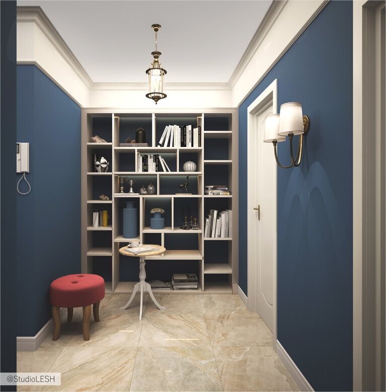 Дизайн стеллажа для книг