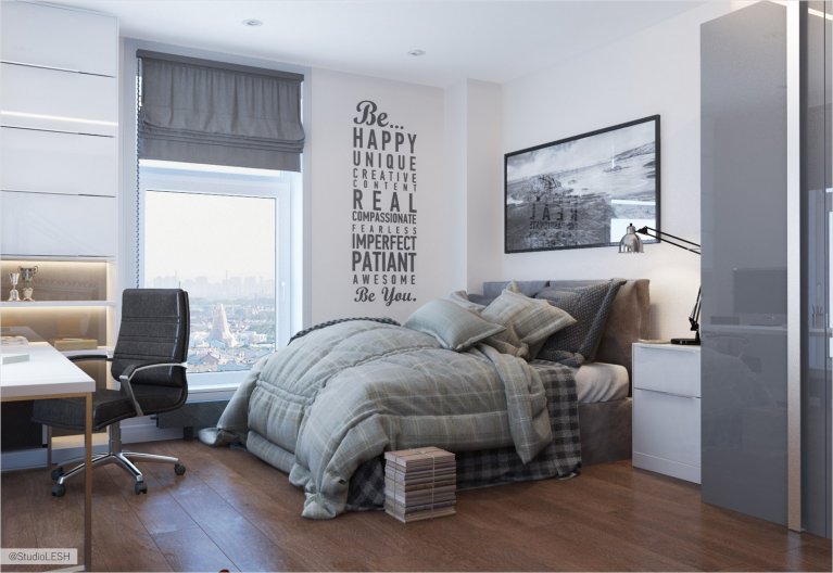 светлая спальня