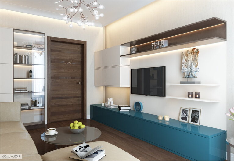 дизайн интерьера гостиной