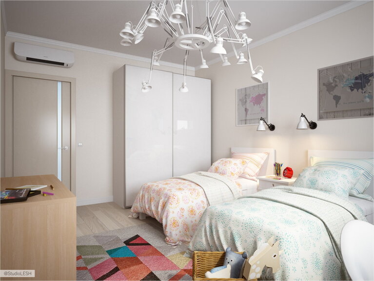 кровати в детской