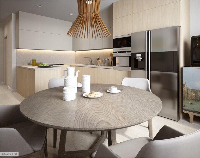 стол на кухне