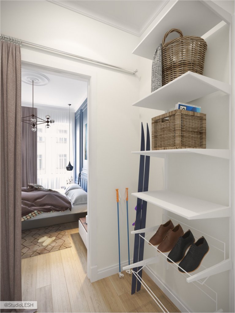 гардеробная в спальне