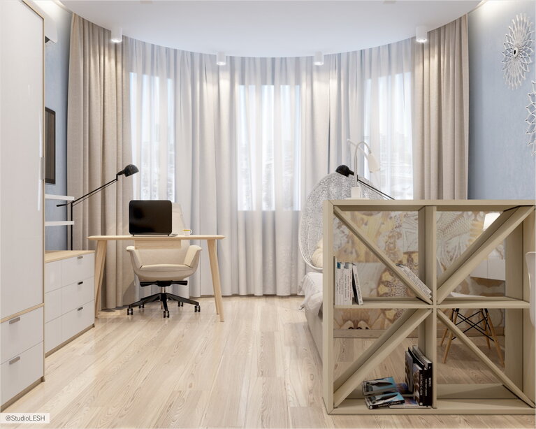 эркер в спальне