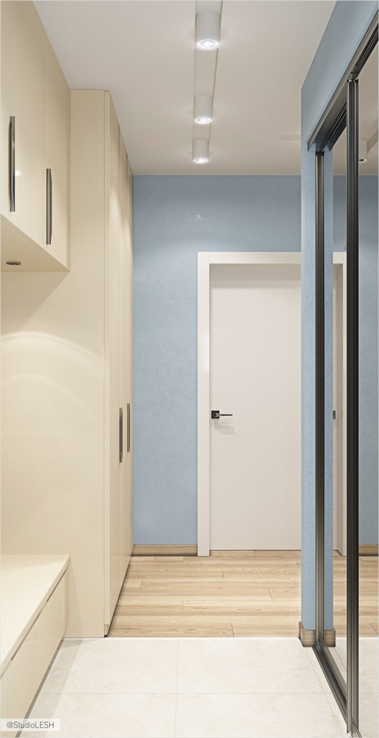 узкая прихожая