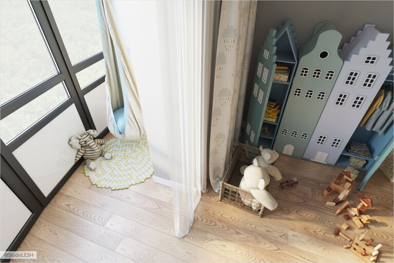 Детская комната игровой уголок