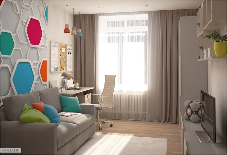 Дизайн детской в современном стиле