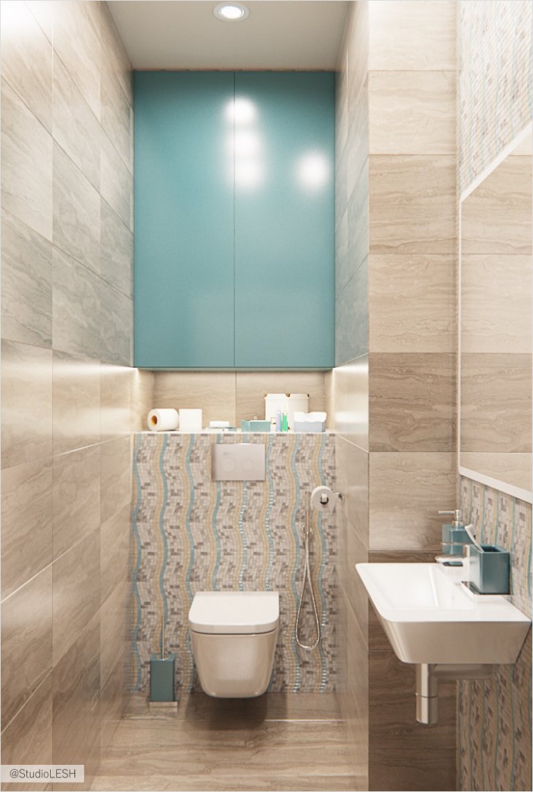 Санузел глубой шкаф