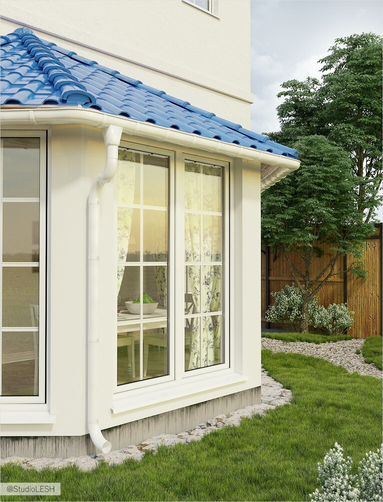 Веранда загородного дома в Гатчина