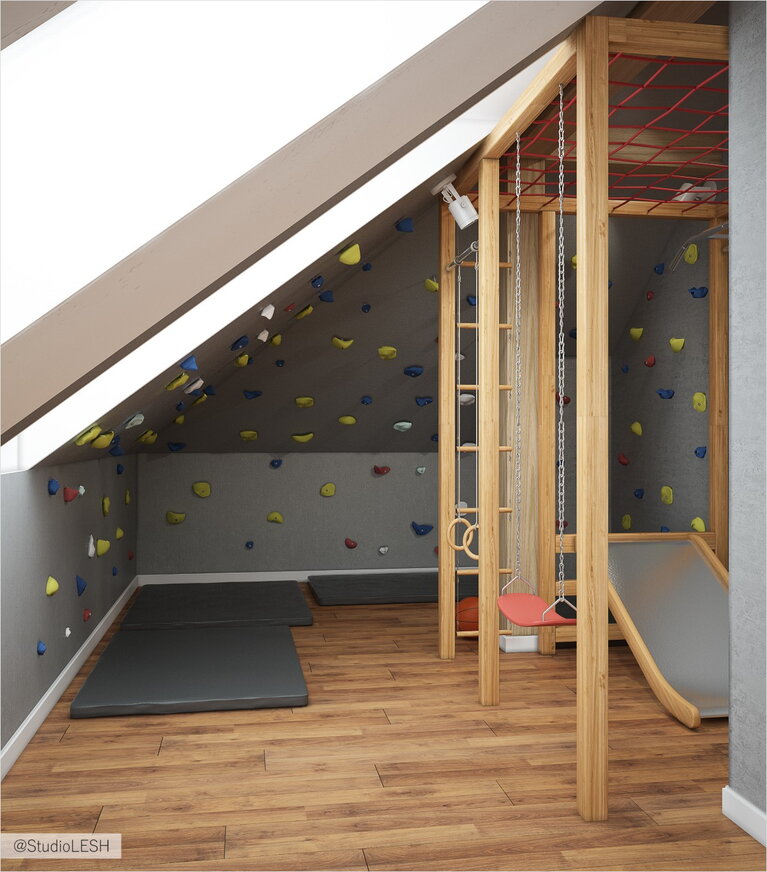 Детская комнате в  загородном доме