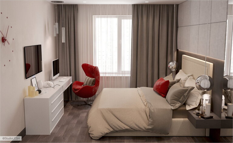 Современная спальня