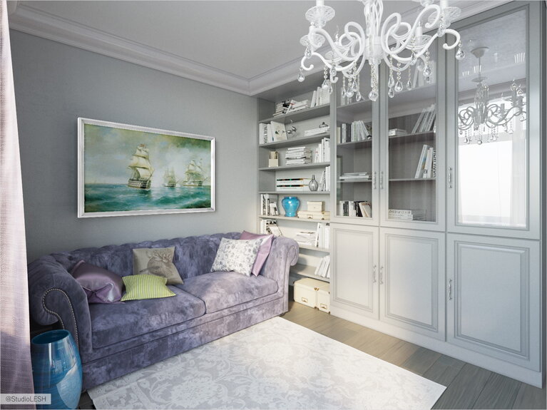 Кабинет в классическом стиле