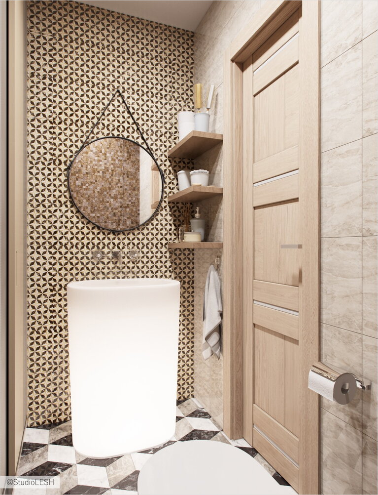 Светлый санузел