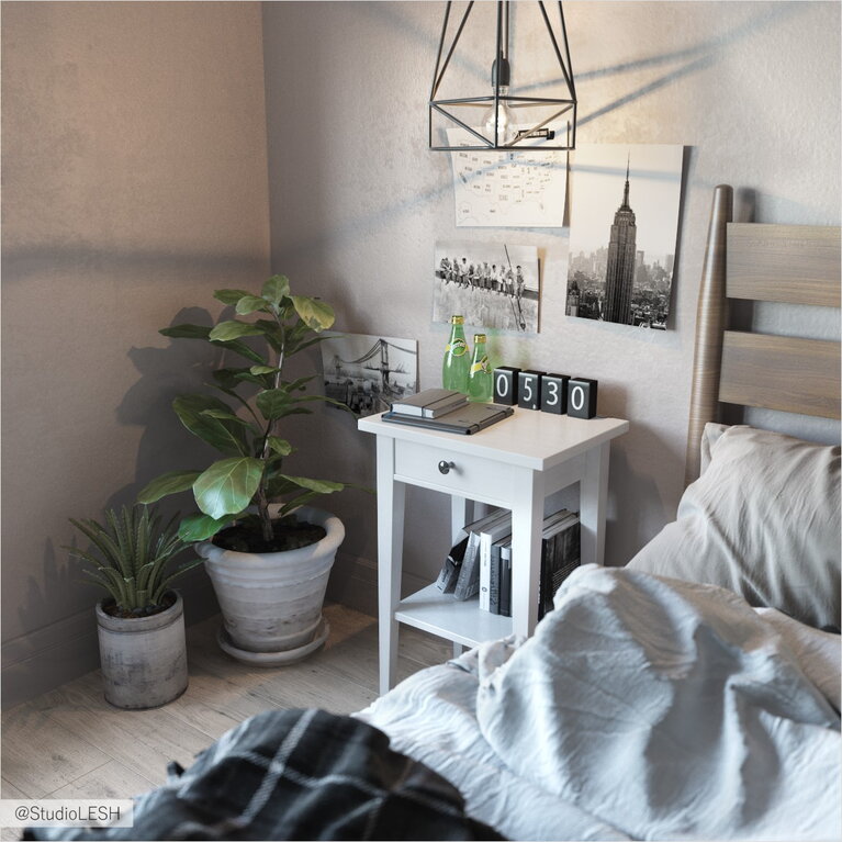 Светлая спальня