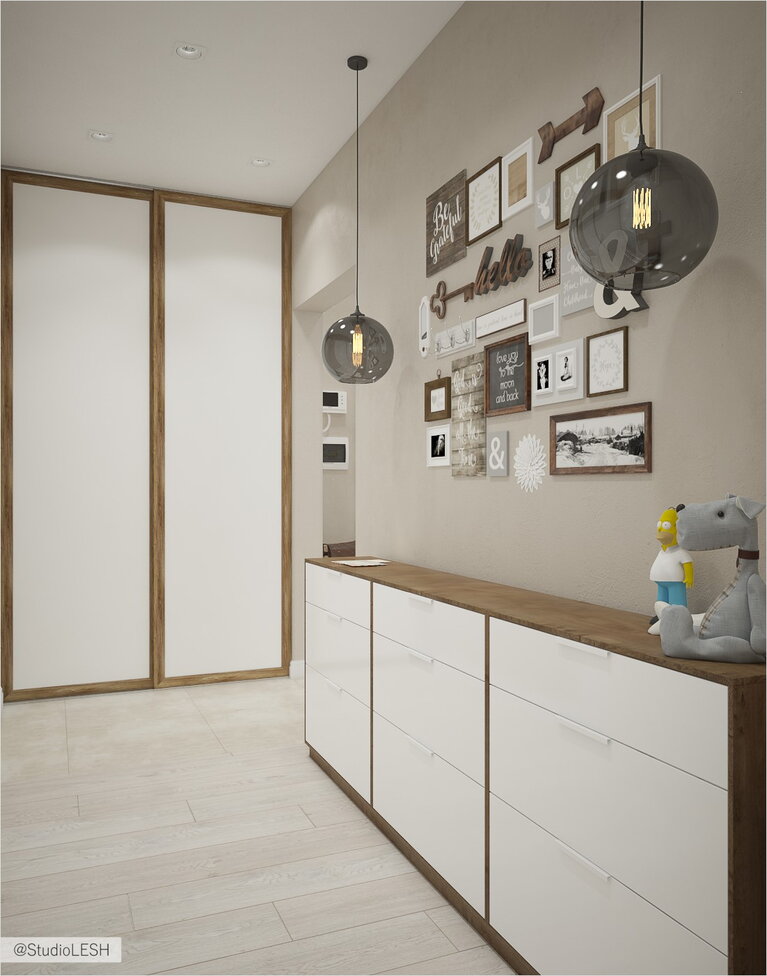 Коридор в квартире в Пушкине