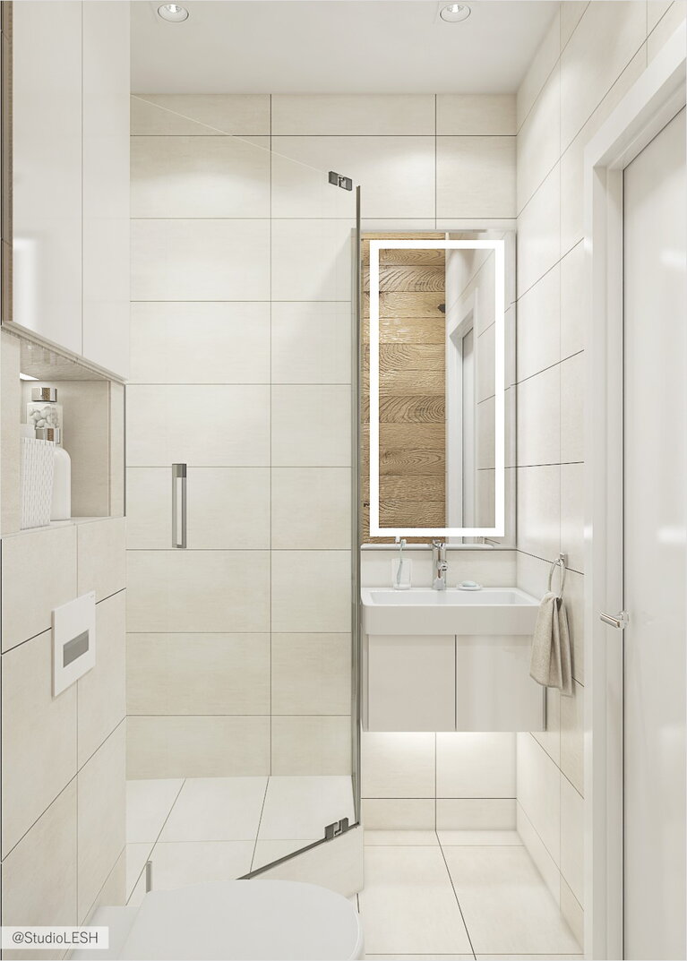 Белая ванная