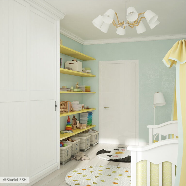 Светлая детская комната